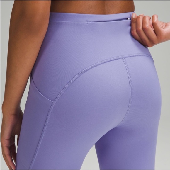 Lululemon Swift Speed Crop 21” in Purple Size 6 - Picture 5 of 14